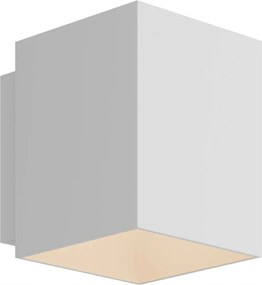 Fali lámpa modern fehér négyzet alakú felső alsó nappaliba Zuma Line