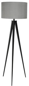 Tripod fekete-szürke állólámpa, ø 50 cm - Zuiver