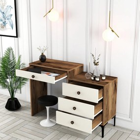 Lizbon 554 - Walnut, Cream