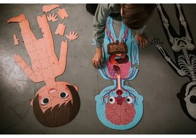 Janod - Gyerek oktató puzzle 225 db Emberi test