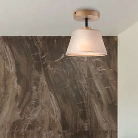 Brilagi - LED  Felületre szerelhető csillár  ANTHONY 1xE14/60W/230V tölgy/bézs