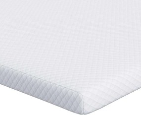 vidaXL Matrac topper Fehér 80 x 200 cm Jacquard Szövet