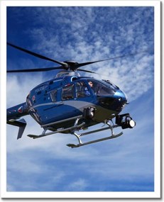 Poszterek keretben 40x50 Rendőrhelikopter