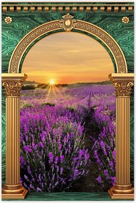 Poszterek 40x60 Levendula naplemente