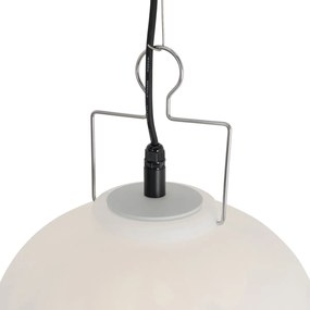 Kültéri lógólámpa fehér 35 cm dugóval IP44 - Pion