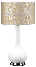 Elstead MILO-PN-TL-PSM - Asztali lámpa MILO 1xE27/60W/230V szürke/arany