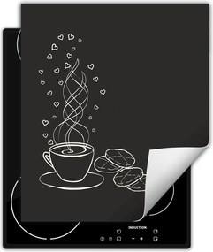 Tűzhelyvédő Szőnyeg Asztali Dekoráció 45x52 kávé