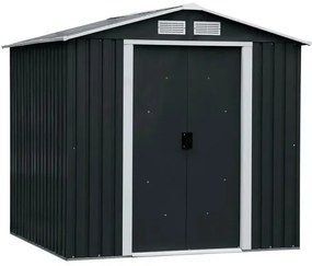 Kerti fém tároló ház 195 x 125 x 186 cm 2,5 m² GH406
