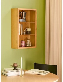 Natúr színű függő tálalószekrény tölgyfa dekorral 50x80 cm Panorama – Hübsch