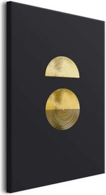 Modern Nagy Vászonkép Fekete-arany Glamour Fali dekoráció