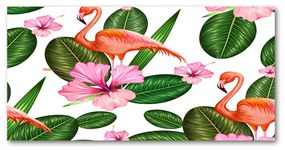 Akrilkép Flamingók és növények oah-111415248