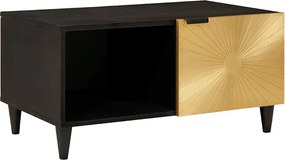 vidaXL Dohányzóasztal 80 x 50 x 40 cm Tömör Mangófát
