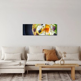 Egészséges palacsinta képe (órával) (90x30 cm)