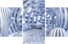 Kép - 3D absztrakció (90x60 cm)