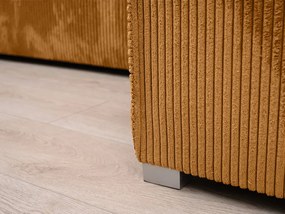 Mustársárga sarokkanapé SMART COSARO, kétoldalas + 2 párna INGYEN