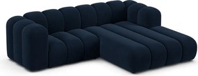 Sötétkék sarokkanapé (jobb oldali) Lupine – Micadoni Home