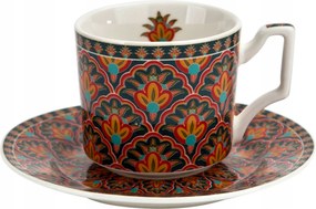 Kpl.2 csésze csészealjjal 120ml Eszpresszó Fesztum Anyák napi ajándék