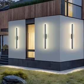 Brilagi - LED kültéri fali lámpatest LINEO LED/24W/230V 4000K IP65 antracit