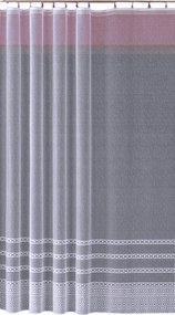 Jacquard Függöny Szalaggal Fehér Mintával Az Alján, Varrott Lengyelországban 500X155