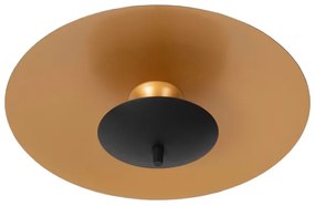 Lucide 30161/09/30 - LED Dimmelhető mennyezeti lámpa VULCAN LED/9W/230V fekete