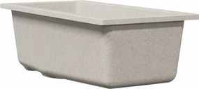 vidaXL Konyhai mosogató Bézs 21 x 44 x 14 cm Gránit