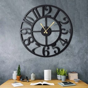 Circle fém falióra, 70×70 cm