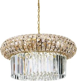 IDEAL LUX 237794 NABUCCO Kristály Függesztett Lámpa E14 IP20