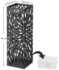 Modern esernyőtartó LUC48B - fekete