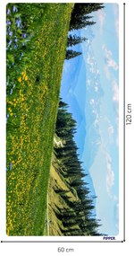 PIPPER. Öntapadós textiltapéta "Hegyi rét"