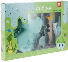 La Cucina Dino gyerek sütő készlet, 10 db