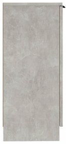 2 db betonszürke szerelt fa tálalószekrény 30 x 30 x 70 cm