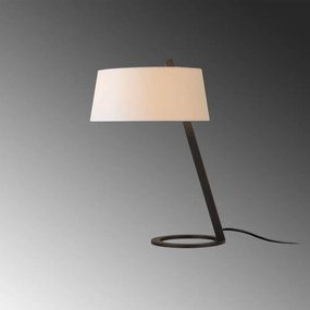 Fehér-fekete asztali lámpa (magasság 55 cm) Salihini – Opviq lights