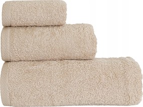 Harry sima pamut törölköző 70x140 világos bézs