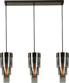 AVIANO LIGHTING 7211-0310 GRANS Többágú Függesztett Lámpa Fekete E27 IP20