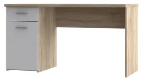 Íróasztal GINO fehér/sonoma tölgy