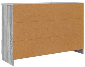 Széf fiókkal Szürke Sonoma 100 x 30 x 65,6 Faanyag