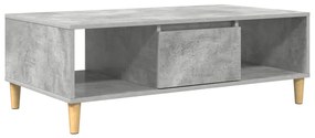 Dohányzóasztal Beton szürke 103,5 x 60 x 35 cm Faanyag