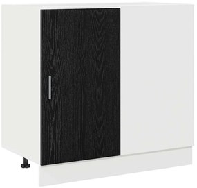 Konyha sarok alap szekrény Riga Musta tammi 86 x 46 x 81,5 cm