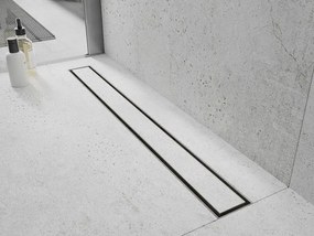 Mexen Lapos rozsdamentes acél zuhanyfolyó 150 cm minta M13, 2 az 1-ben, 1010150