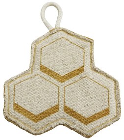 Krémszínű pamut gyerek játszószőnyeg 90x130 cm Pollination – Lorena Canals