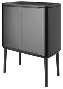 Sötétszürke acél érintésre nyíló szemetes 36 l Bo Touch Bin – Brabantia