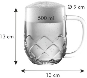 Tescoma myBEER Korsó Lupulus, 0,5 l, 0,5 l