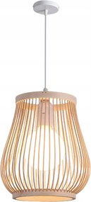 Bambusz Függőlámpa E27 Boho Kínai Csillár