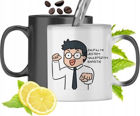 Mágikus Bögre Baristáknak Színváltós Nyomtatott Fényképpel