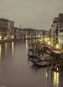 Poszter 20,5x28,4cm Nagy csatorna alkonyatkor 2, Assaf Frank