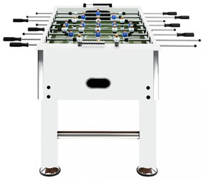 fehér acél csocsóasztal 60 kg 140 x 74,5 x 87,5 cm