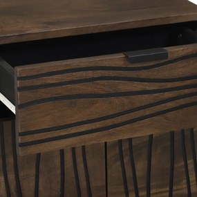 Éjjeliszekrény - 50 x 33 x 60 cm - Tömör és MDF fából készült