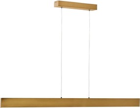 Aranyszínű LED függőlámpa fém búrával Boadella – Kave Home