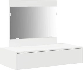 vidaXL Öltözködőasztal fiókkal tárolóval Fehér 83 x 40 x 70 cm Faanyag