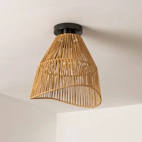 Brilagi - LED felületre szerelhető csillár CERIA BOHO 1xE27/40W/230V átm. 30 cm barna